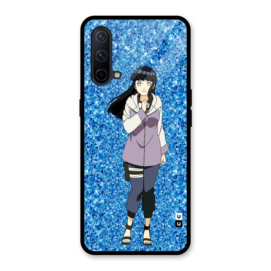 Cute Hinata hyuga Glass Back Case for OnePlus Nord CE 5G
