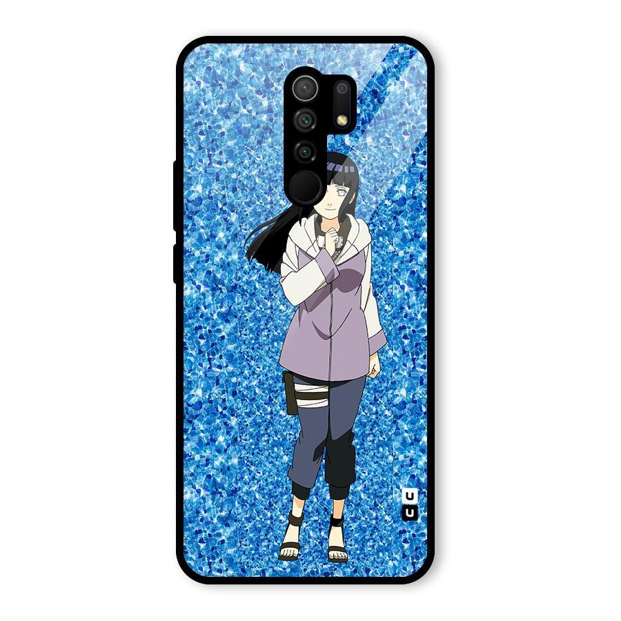 Cute Hinata hyuga Glass Back Case for Poco M2