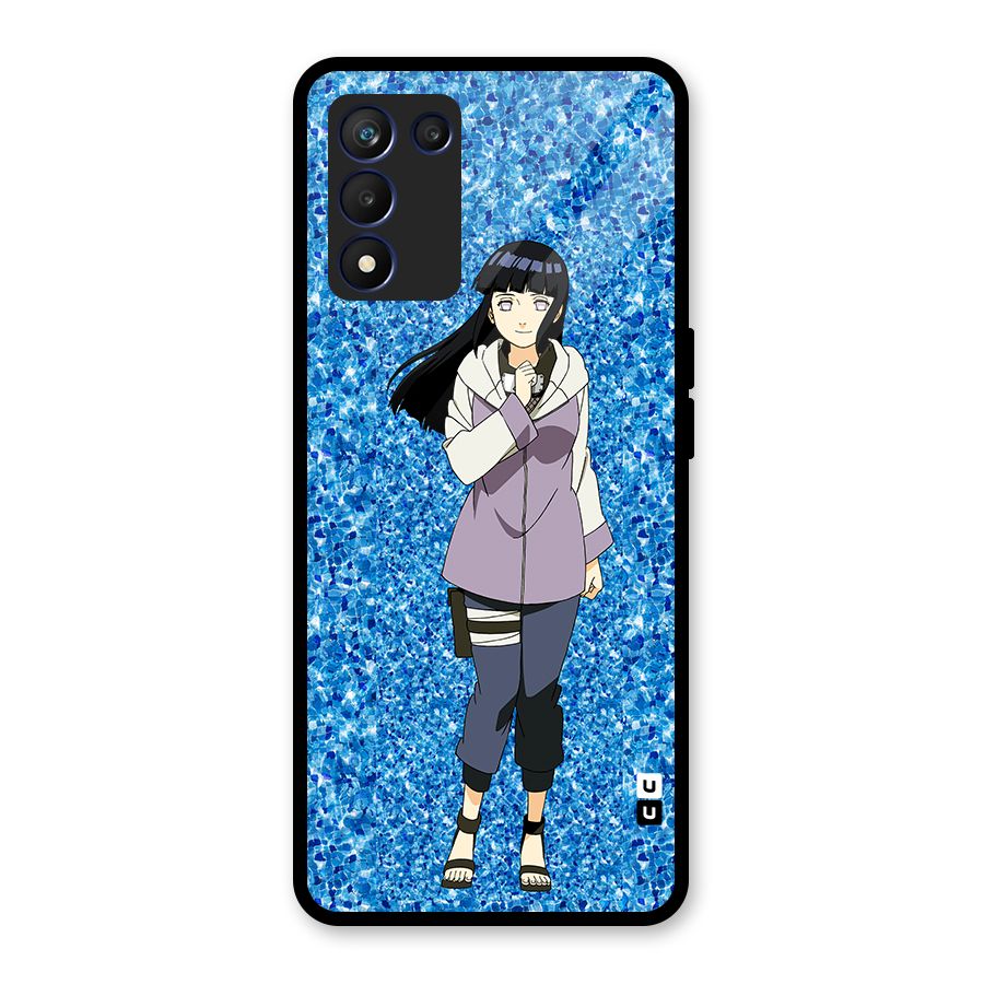 Cute Hinata hyuga Glass Back Case for Realme 9 5G Speed