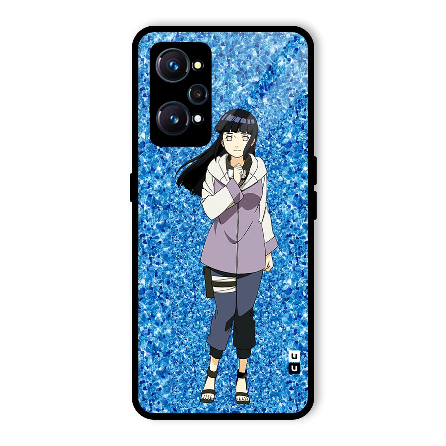 Cute Hinata hyuga Glass Back Case for Realme GT Neo2