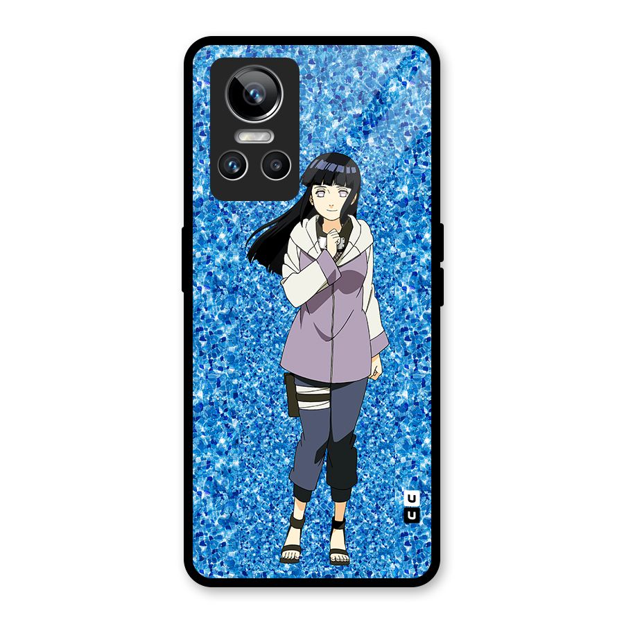 Cute Hinata hyuga Glass Back Case for Realme GT Neo 3