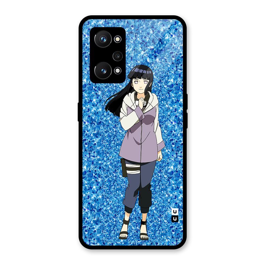 Cute Hinata hyuga Glass Back Case for Realme GT Neo 3T