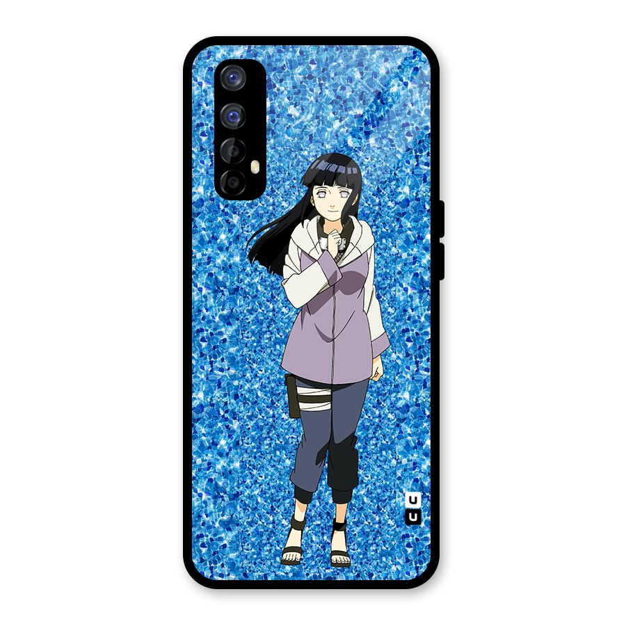 Cute Hinata hyuga Glass Back Case for Realme Narzo 20 Pro