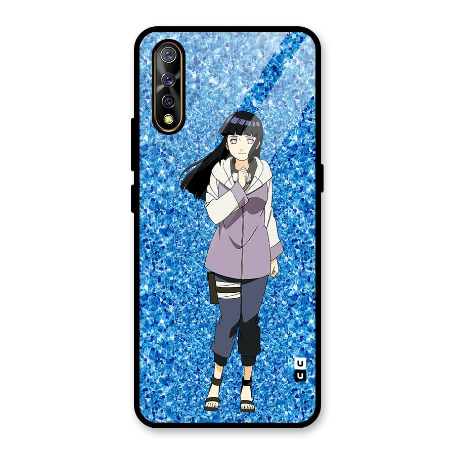 Cute Hinata hyuga Glass Back Case for Vivo S1