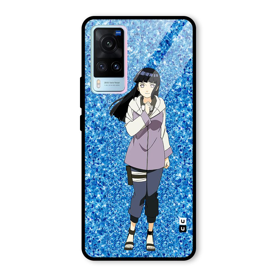 Cute Hinata hyuga Glass Back Case for Vivo X60