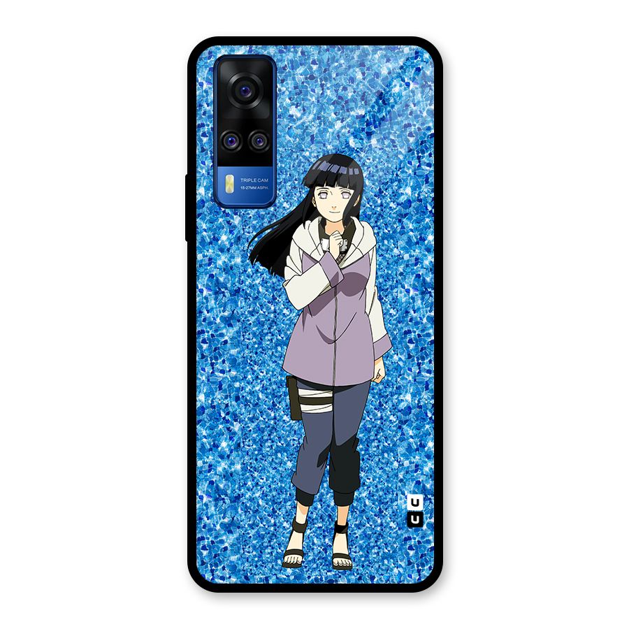 Cute Hinata hyuga Glass Back Case for Vivo Y31