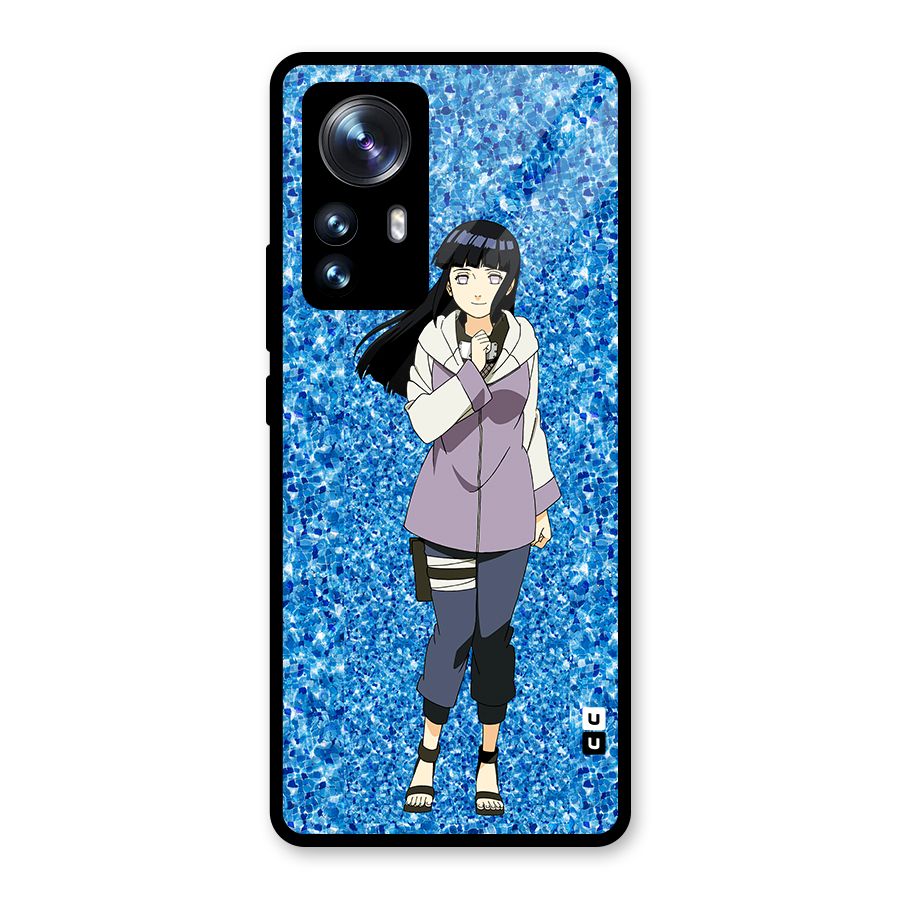 Cute Hinata hyuga Glass Back Case for Xiaomi 12 Pro