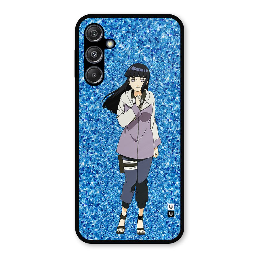 Cute Hinata hyuga Metal Back Case for Galaxy M34 5G
