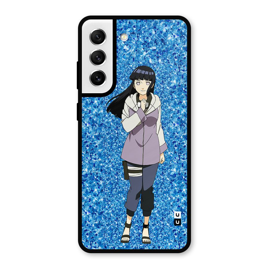 Cute Hinata hyuga Metal Back Case for Galaxy S21 FE 5G