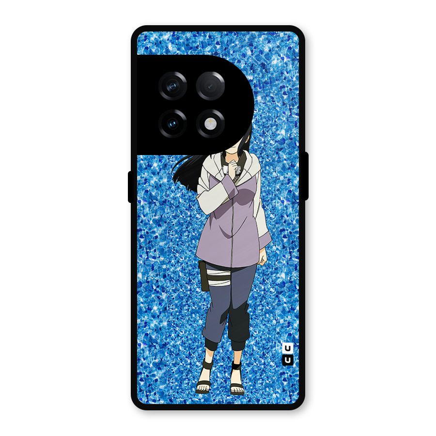 Cute Hinata hyuga Metal Back Case for OnePlus 11R