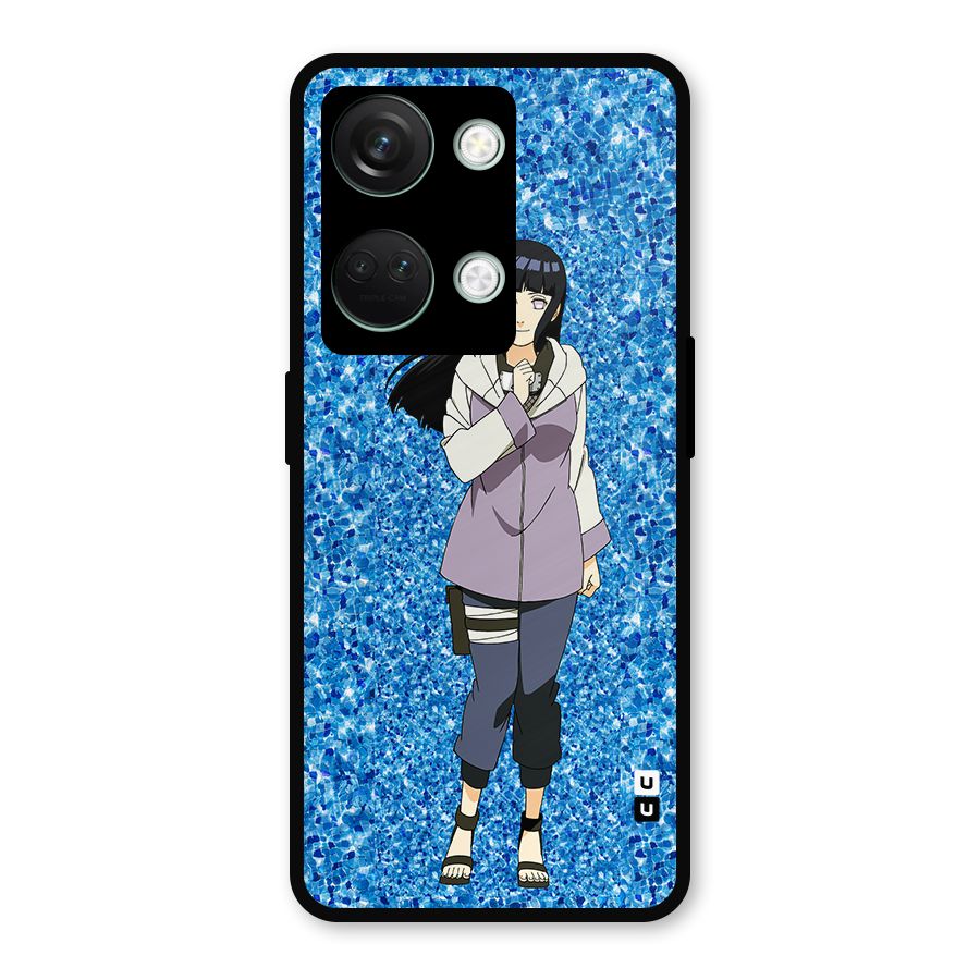 Cute Hinata hyuga Metal Back Case for OnePlus Nord 3