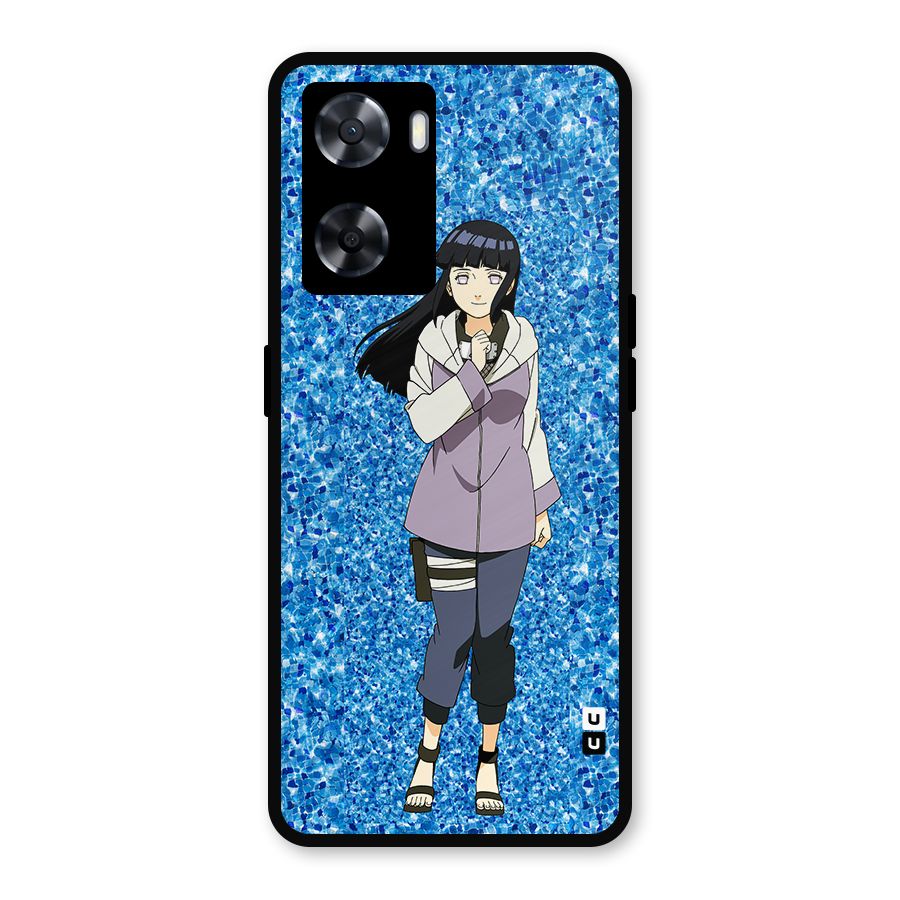 Cute Hinata hyuga Metal Back Case for Oppo A57 2022
