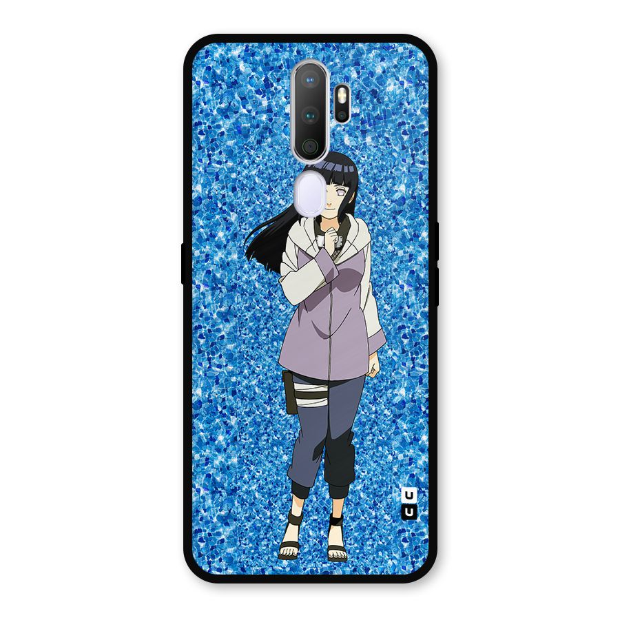 Cute Hinata hyuga Metal Back Case for Oppo A9 (2020)