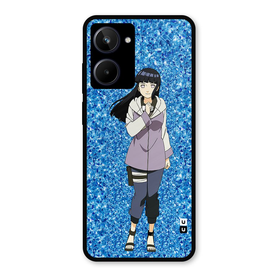 Cute Hinata hyuga Metal Back Case for Realme 10