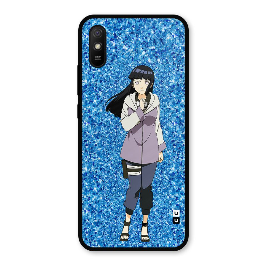 Cute Hinata hyuga Metal Back Case for Redmi 9a