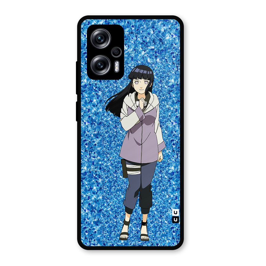 Cute Hinata hyuga Metal Back Case for Redmi K50i