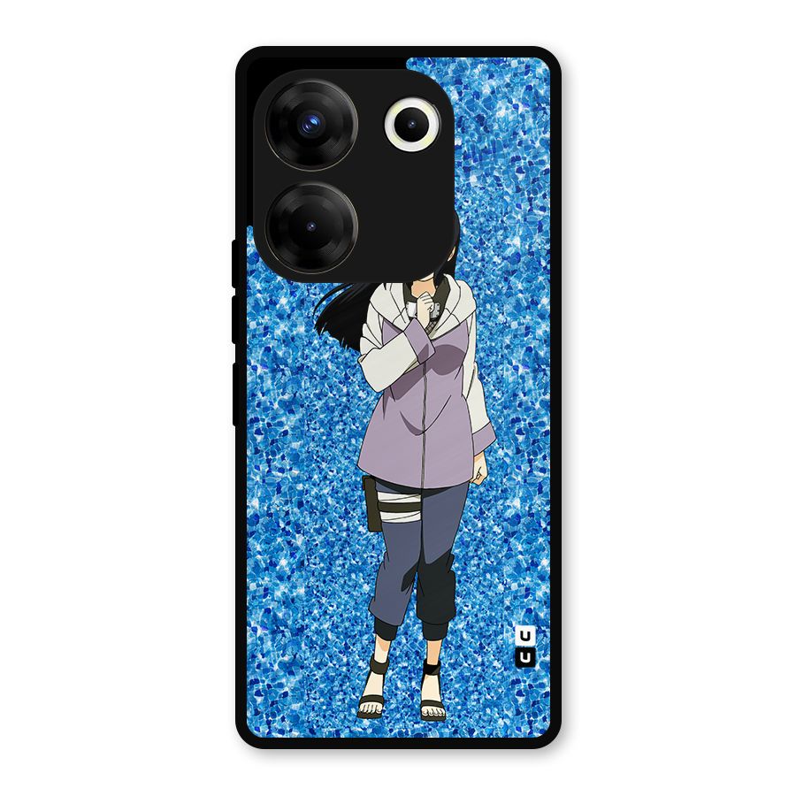 Cute Hinata hyuga Metal Back Case for Tecno Camon 20 Pro
