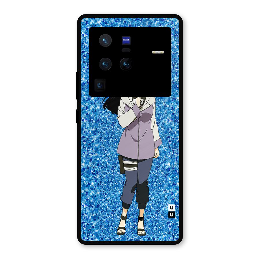 Cute Hinata hyuga Metal Back Case for Vivo X80 Pro