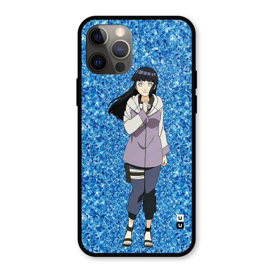 Cute Hinata hyuga Metal Back Case for iPhone 12 Pro