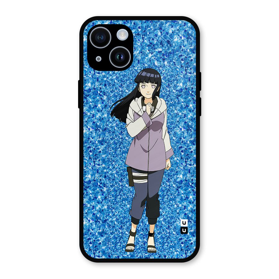 Cute Hinata hyuga Metal Back Case for iPhone 14