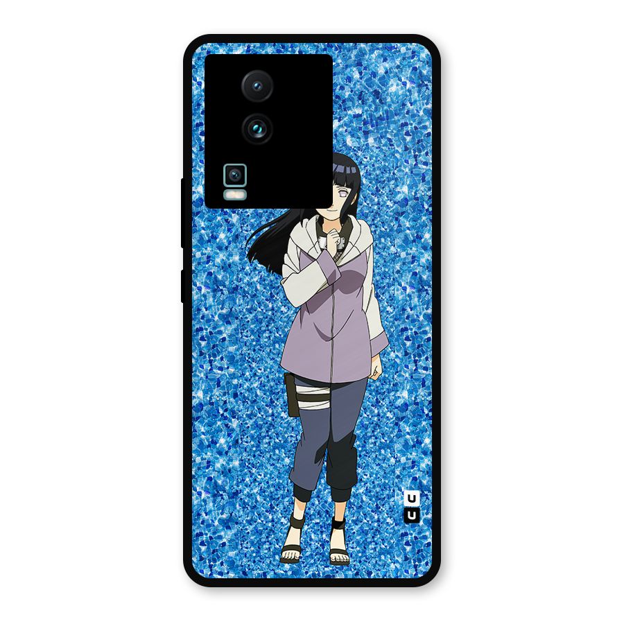 Cute Hinata hyuga Metal Back Case for iQOO Neo 7