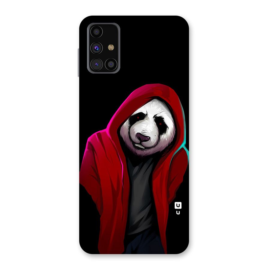 Cute Hoodie Panda Back Case for Galaxy M31s