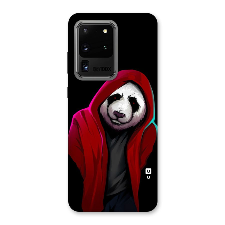 Cute Hoodie Panda Back Case for Galaxy S20 Ultra