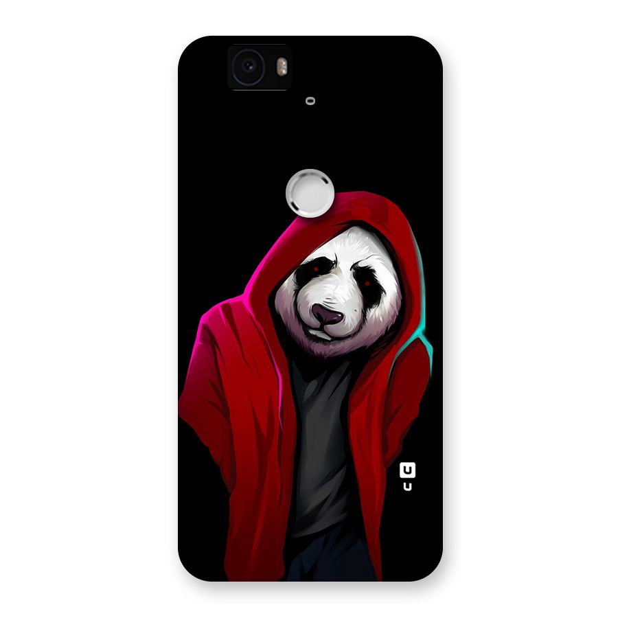 Cute Hoodie Panda Back Case for Google Nexus-6P