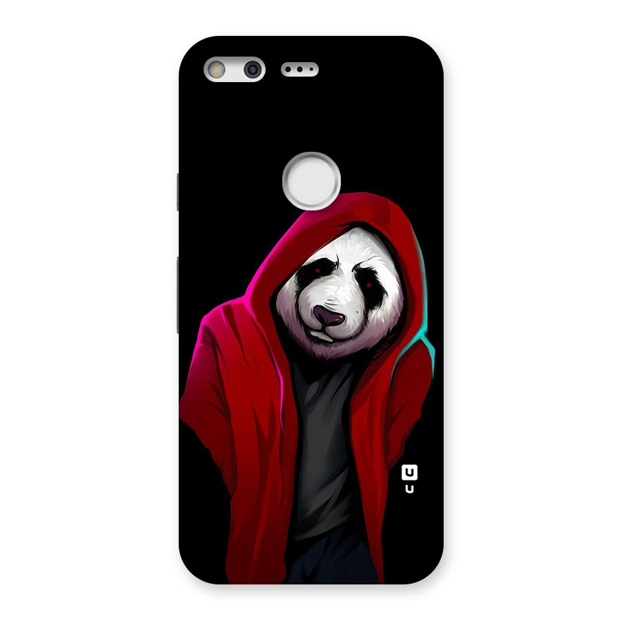 Cute Hoodie Panda Back Case for Google Pixel