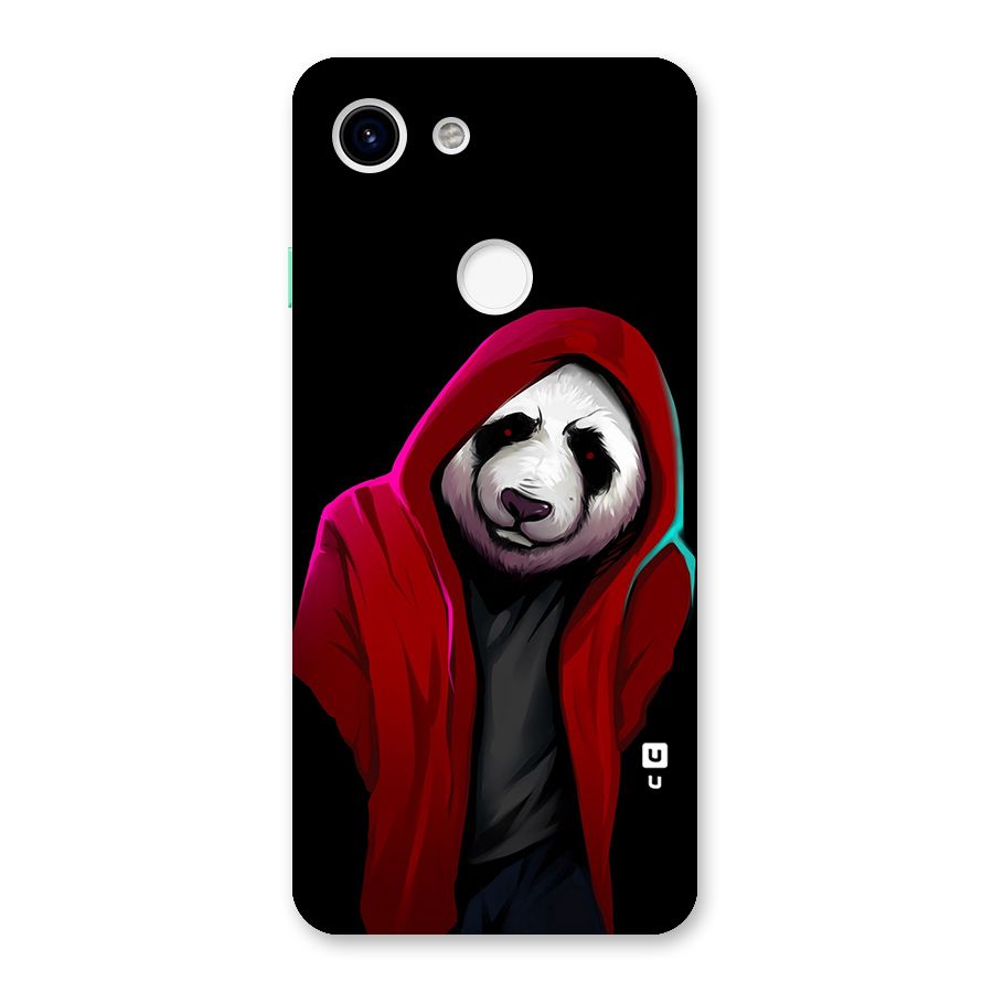 Cute Hoodie Panda Back Case for Google Pixel 3
