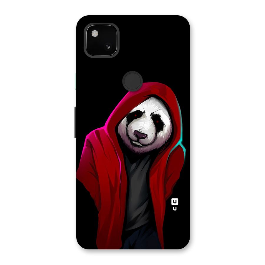 Cute Hoodie Panda Back Case for Google Pixel 4a