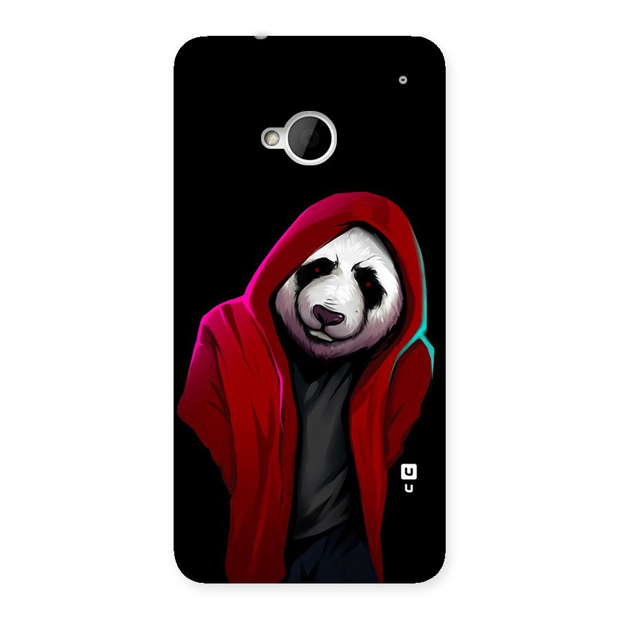 Cute Hoodie Panda Back Case for HTC One M7