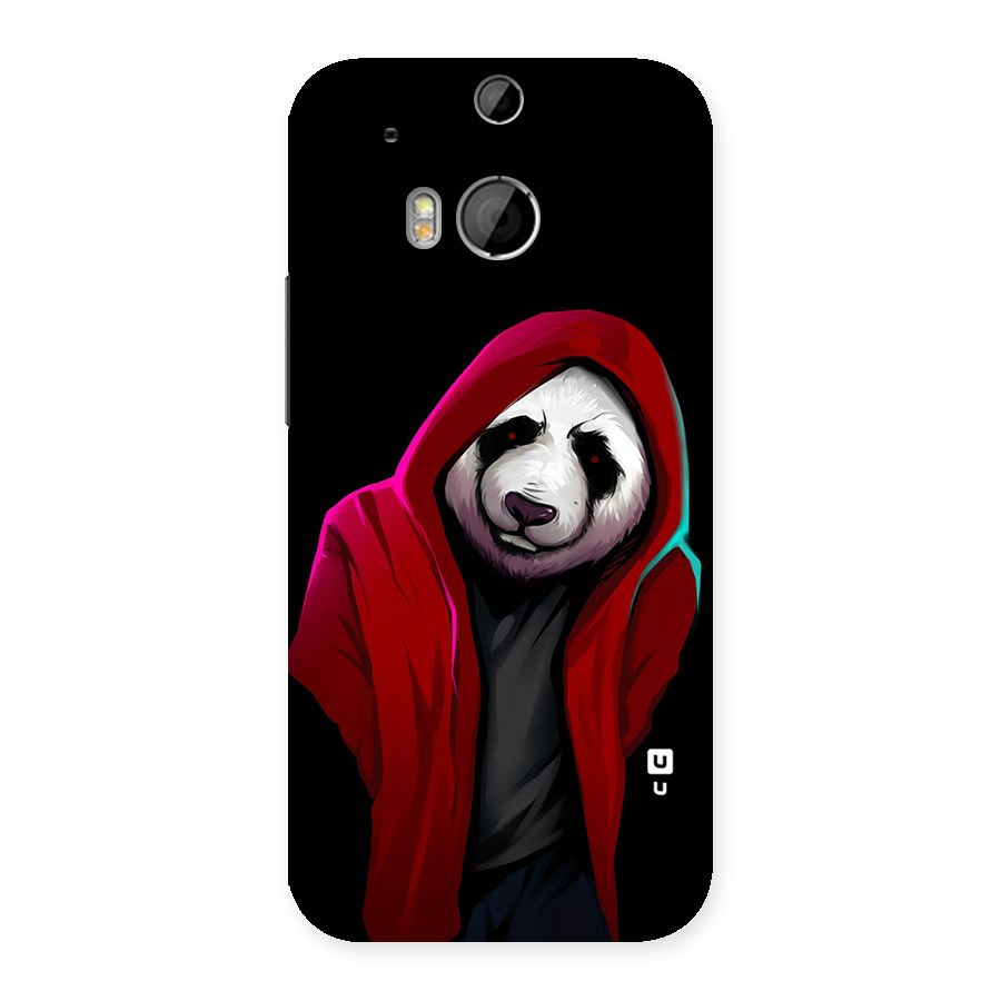 Cute Hoodie Panda Back Case for HTC One M8