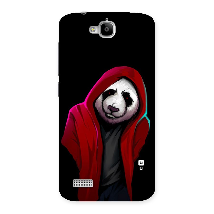 Cute Hoodie Panda Back Case for Honor Holly