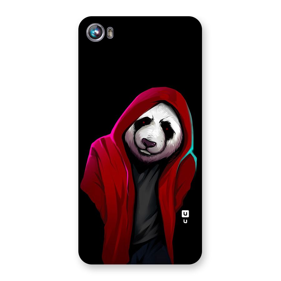 Cute Hoodie Panda Back Case for Micromax Canvas Fire 4 A107