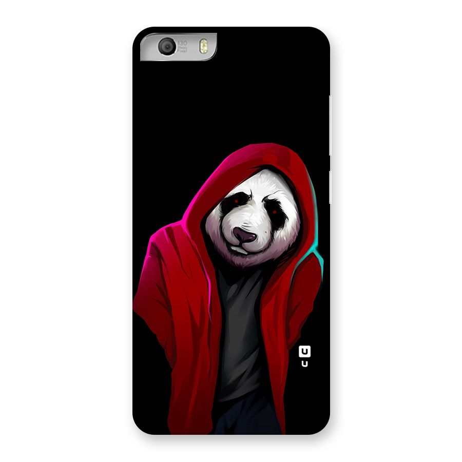 Cute Hoodie Panda Back Case for Micromax Canvas Knight 2
