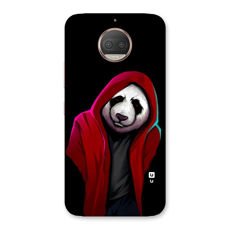 Cute Hoodie Panda Back Case for Moto G5s Plus