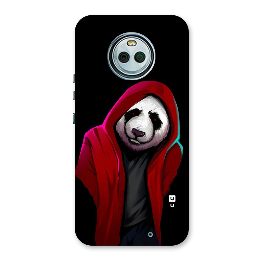 Cute Hoodie Panda Back Case for Moto X4
