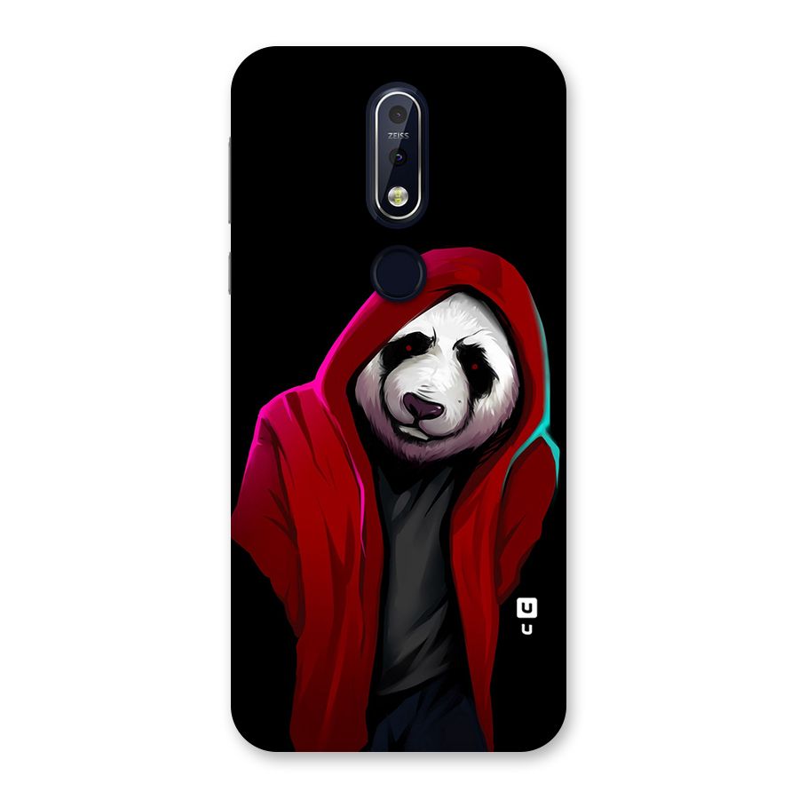 Cute Hoodie Panda Back Case for Nokia 7.1