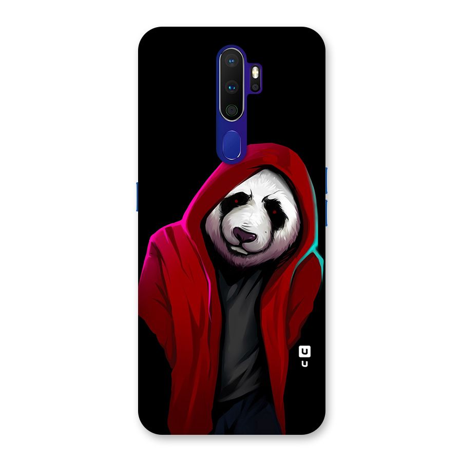 Cute Hoodie Panda Back Case for Oppo A9 (2020)