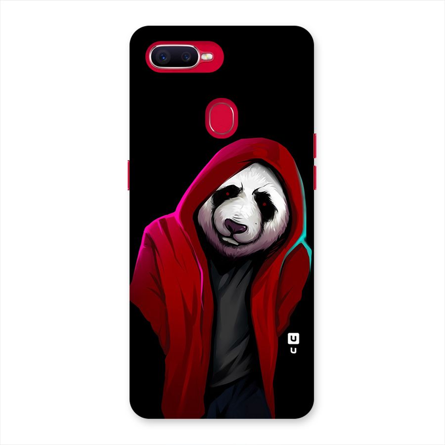 Cute Hoodie Panda Back Case for Oppo F9 Pro