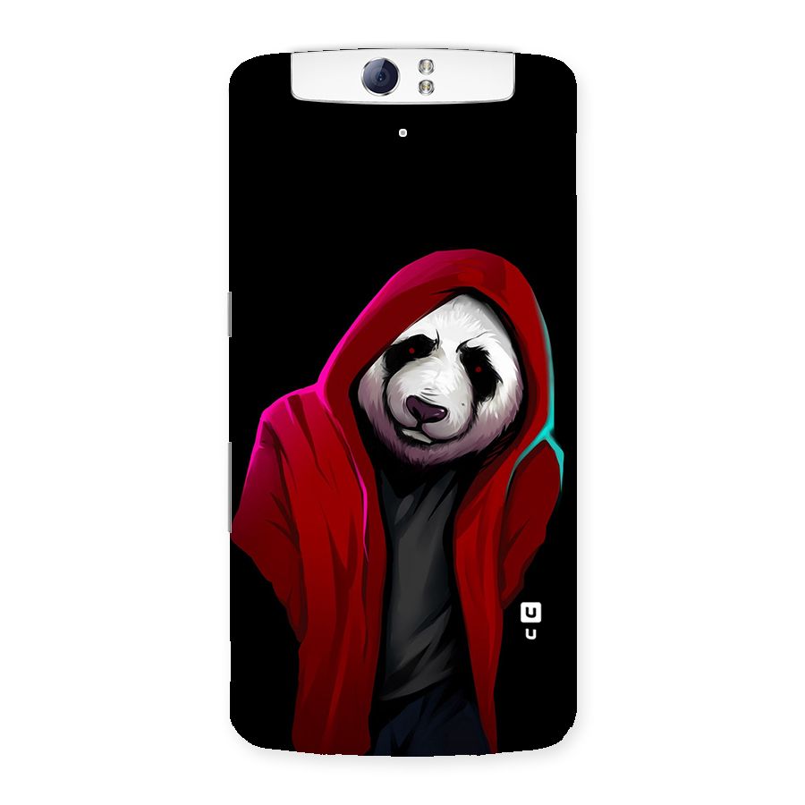 Cute Hoodie Panda Back Case for Oppo N1