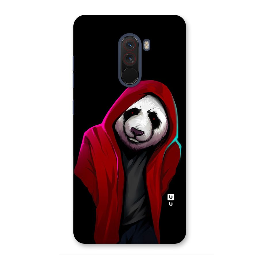 Cute Hoodie Panda Back Case for Poco F1