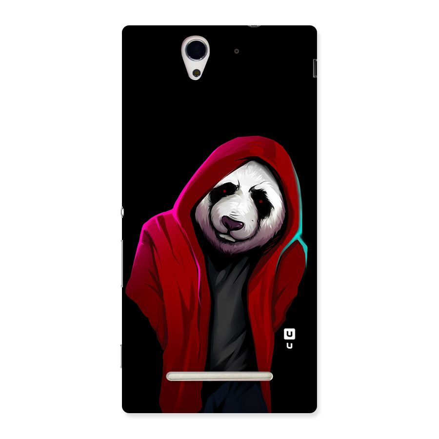 Cute Hoodie Panda Back Case for Sony Xperia C3