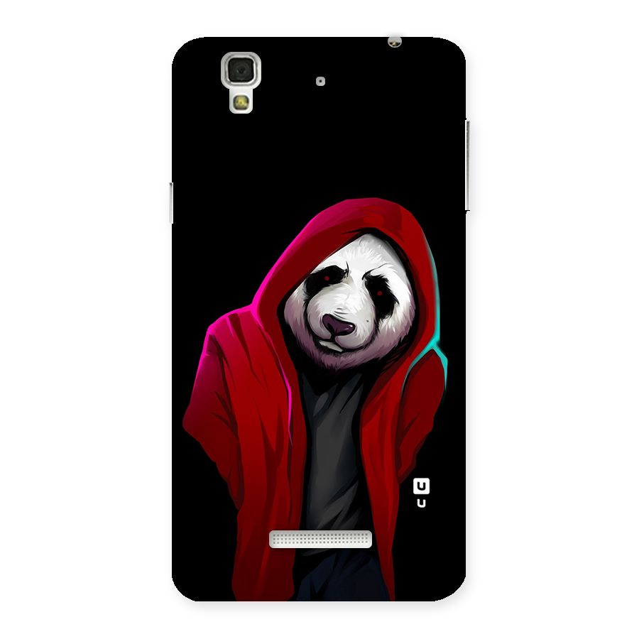 Cute Hoodie Panda Back Case for YU Yureka Plus
