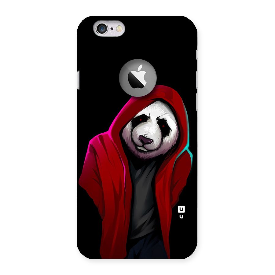 Cute Hoodie Panda Back Case for iPhone 6 Logo Cut