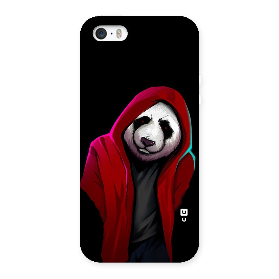 Cute Hoodie Panda Back Case for iPhone SE