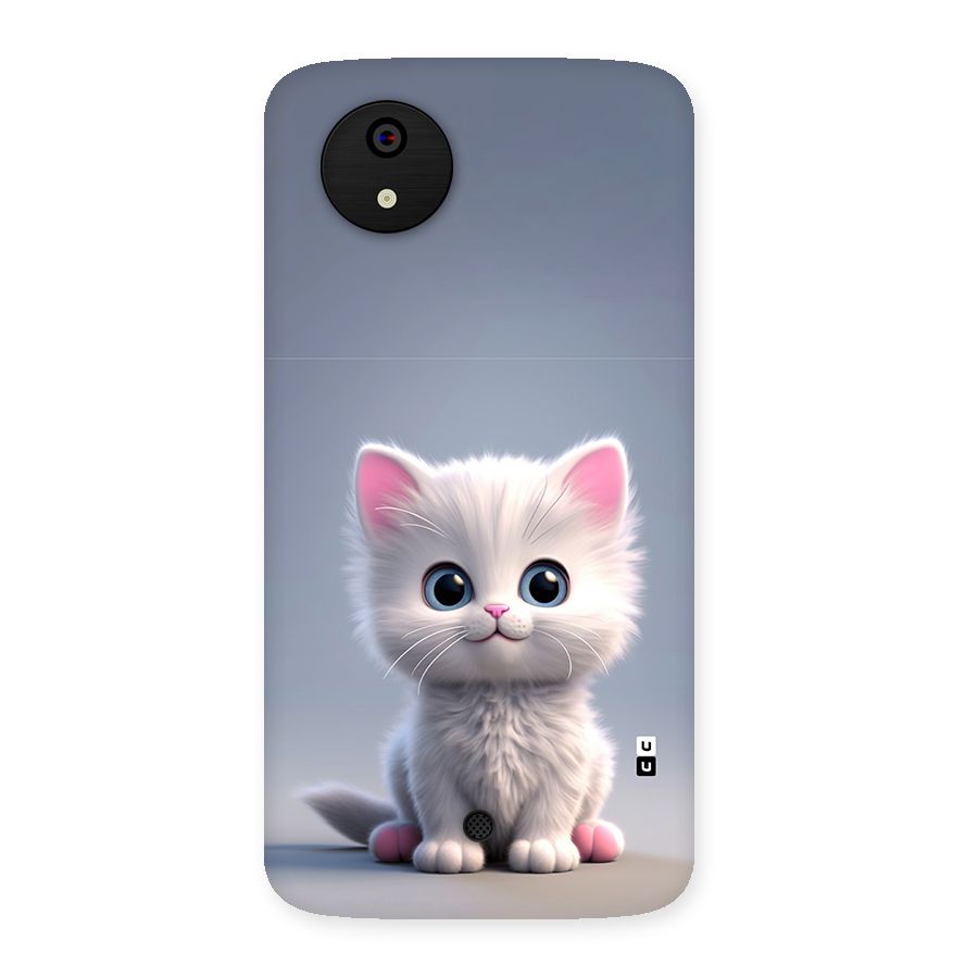 Cute Kitten Sitting Back Case for Canvas A1  AQ4501