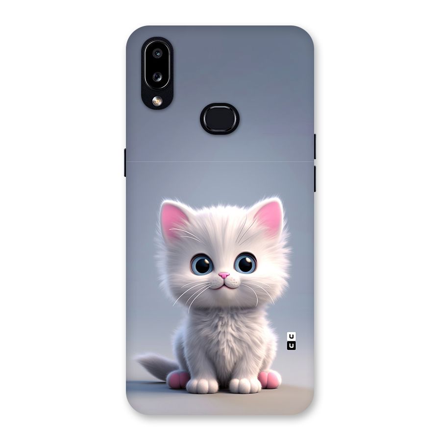 Cute Kitten Sitting Back Case for Galaxy A10s