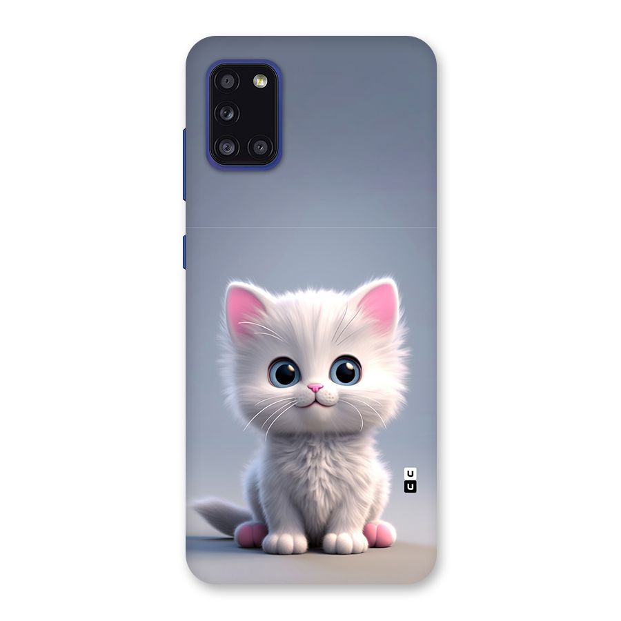 Cute Kitten Sitting Back Case for Galaxy A31
